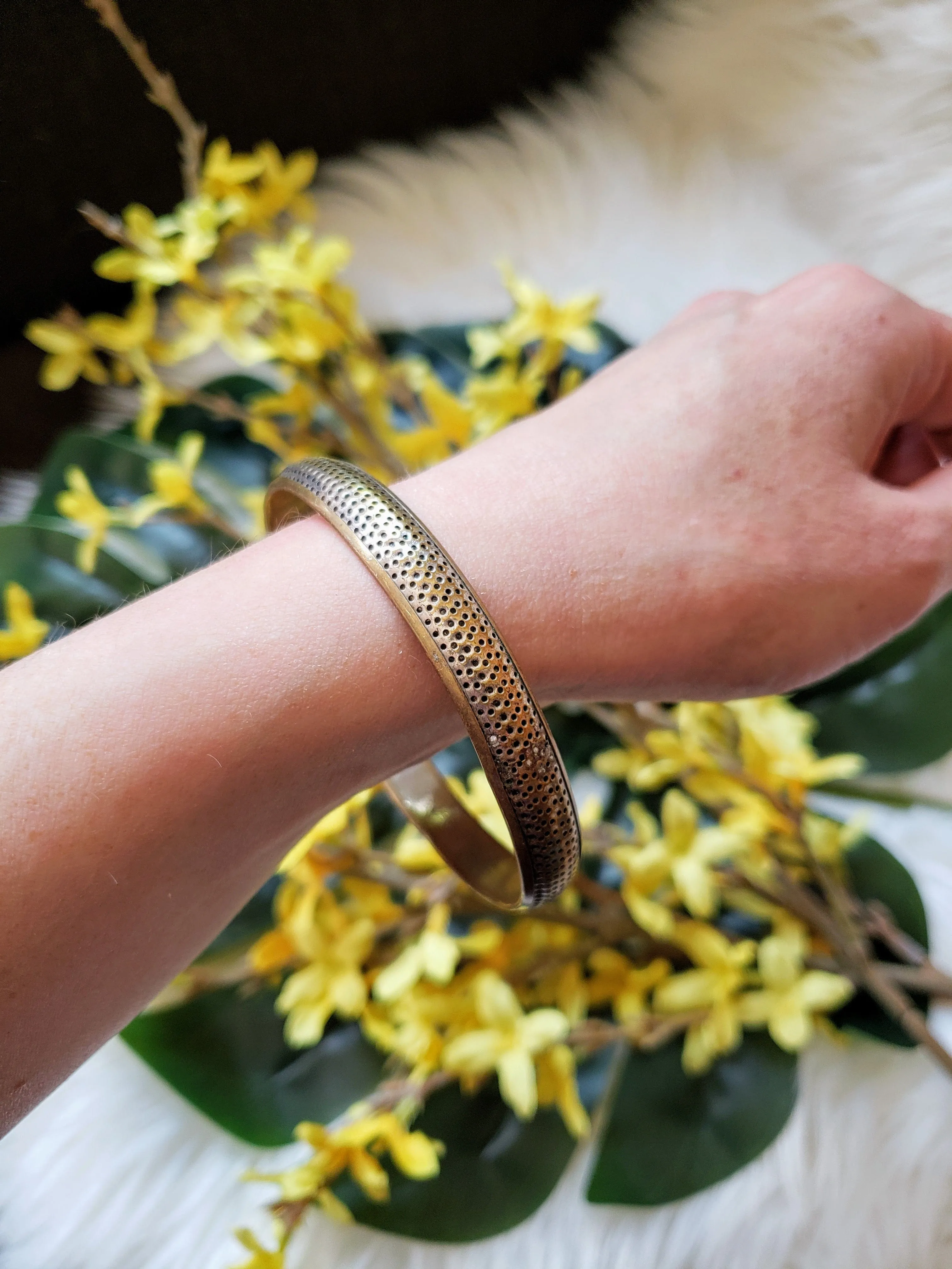 Vintage - Brass Bangle