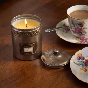 Vintage Cafe Tin Candle