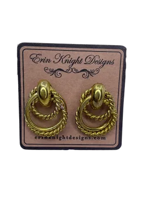Vintage Circle Rope Earrings