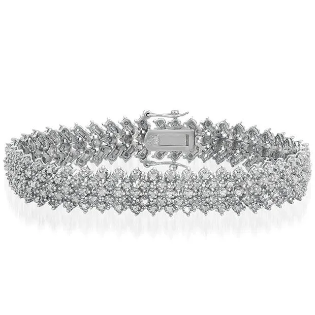 Vintage Looking 2.00CT Diamond Pave Bracelet