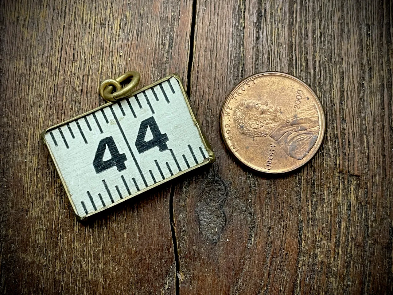 Vintage Ruler Pendant/Charm