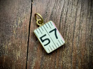 Vintage Ruler Pendant/Charm