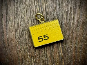 Vintage Ruler Pendant/Charm