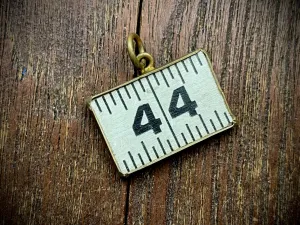 Vintage Ruler Pendant/Charm