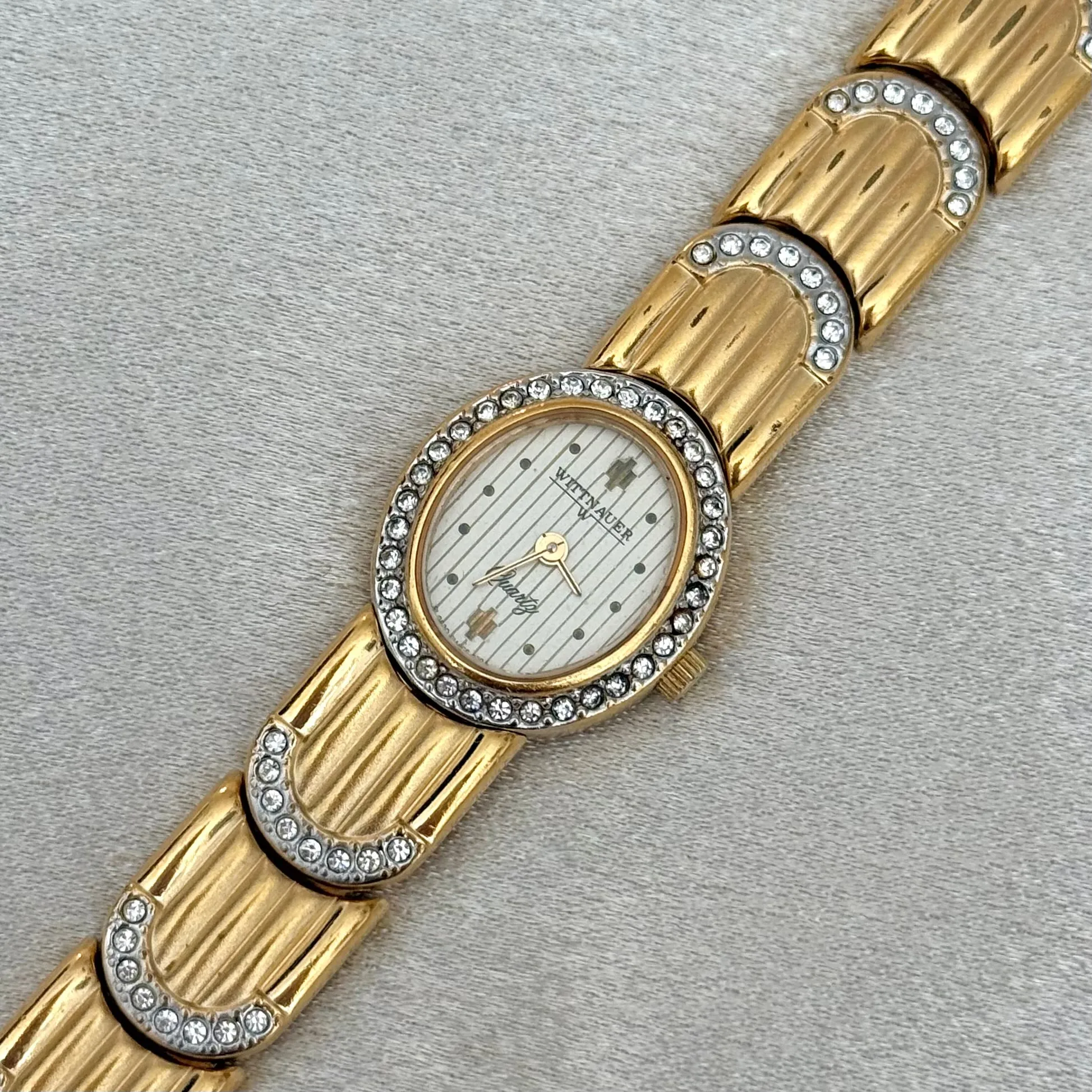 VINTAGE WITTNAUER DIAMOND WATCH
