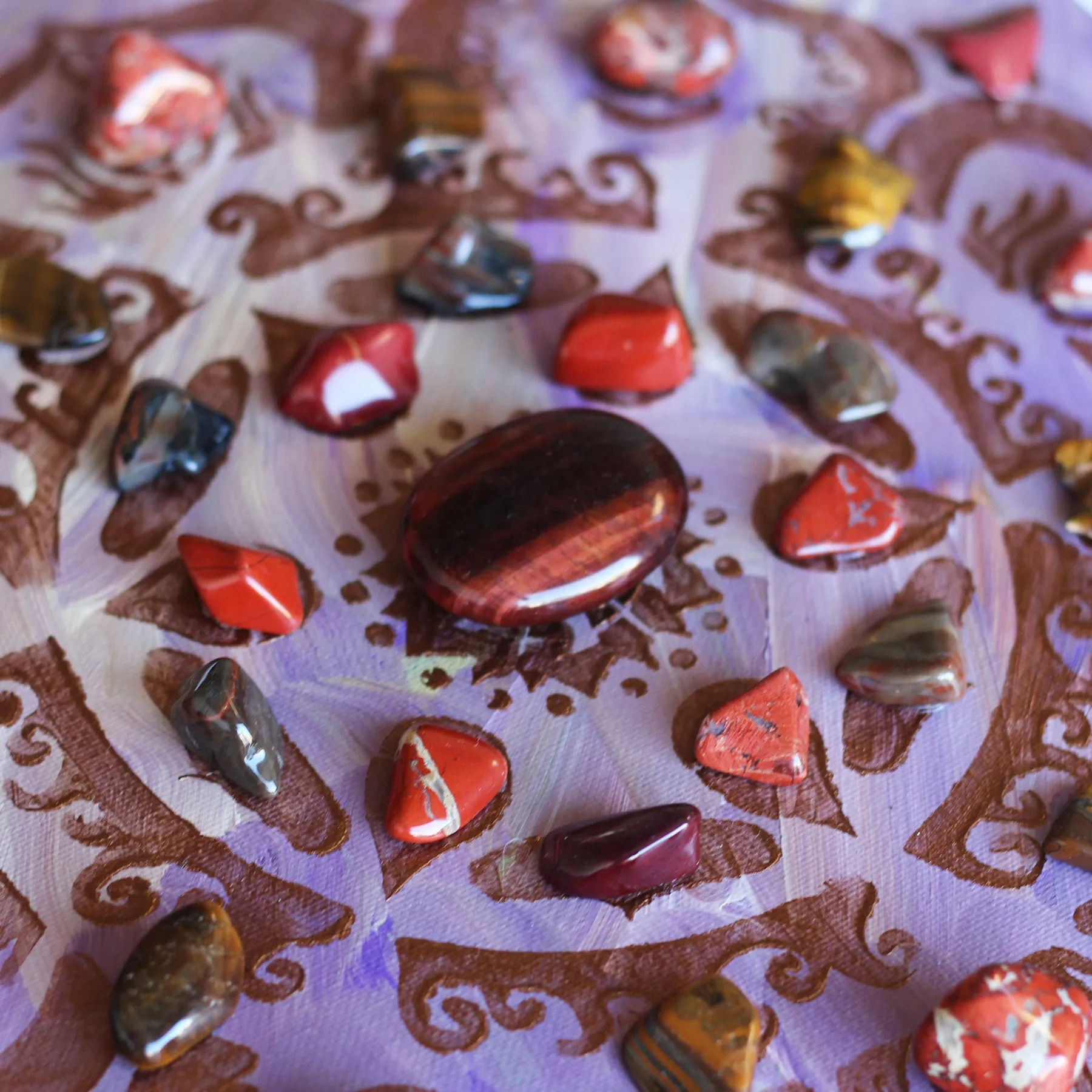 Vitality Crystal Grid Fine Art Print