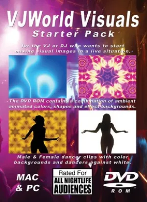 VJ WORLD VISUALS STARTER PACK DVD ROM (O/P)