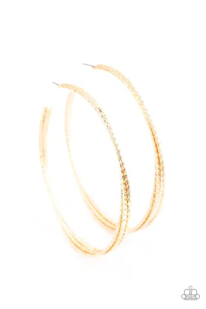 Watch and Learn - Gold Earrings