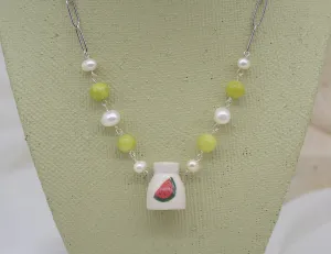 Watermelon Pot Necklace