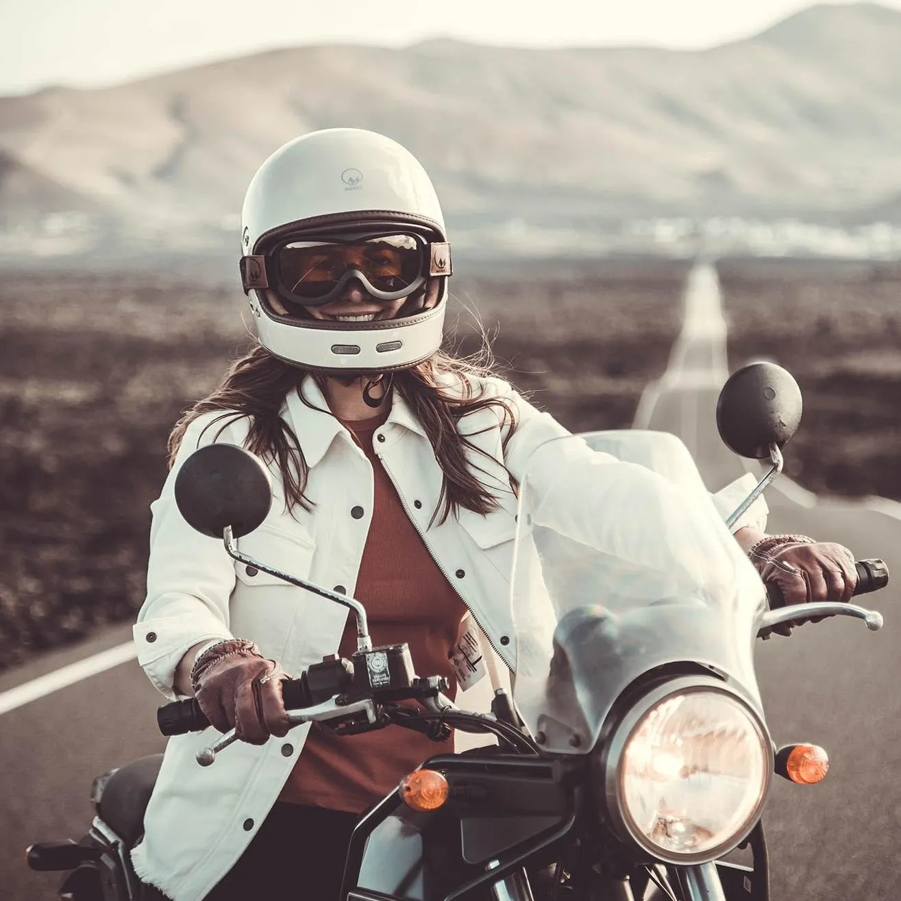 Wildust Sisters Armalith Moto Jacket - White