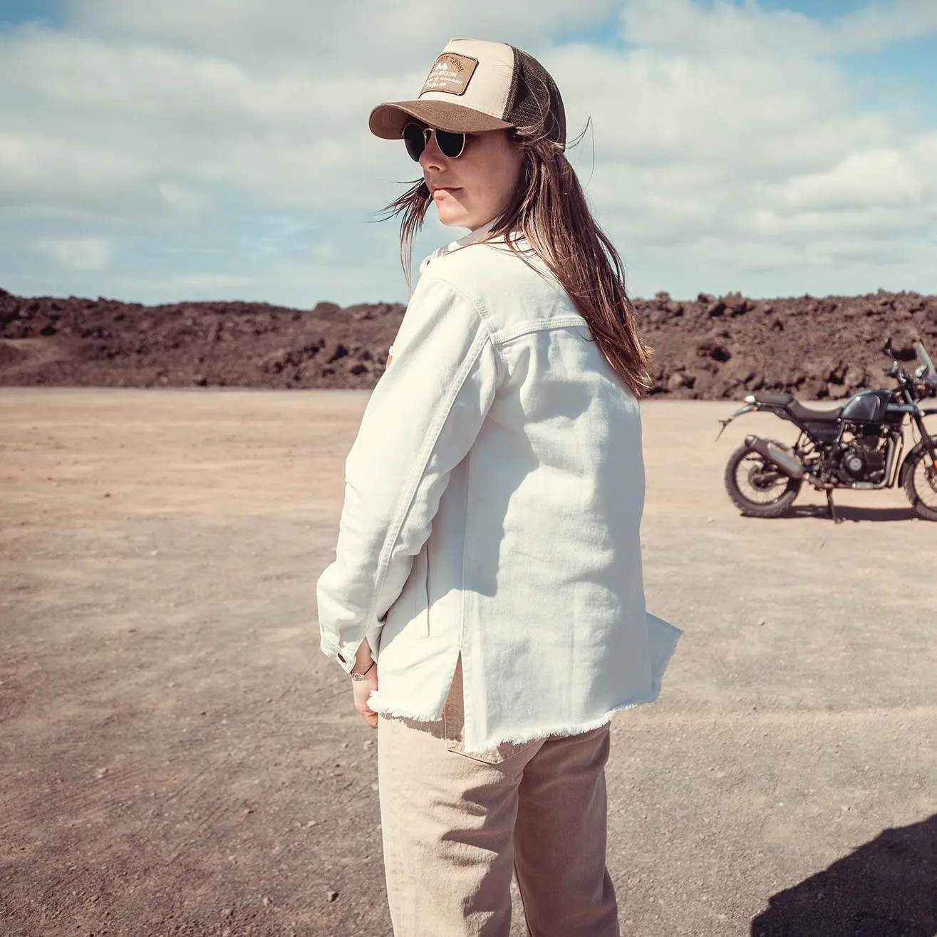 Wildust Sisters Armalith Moto Jacket - White