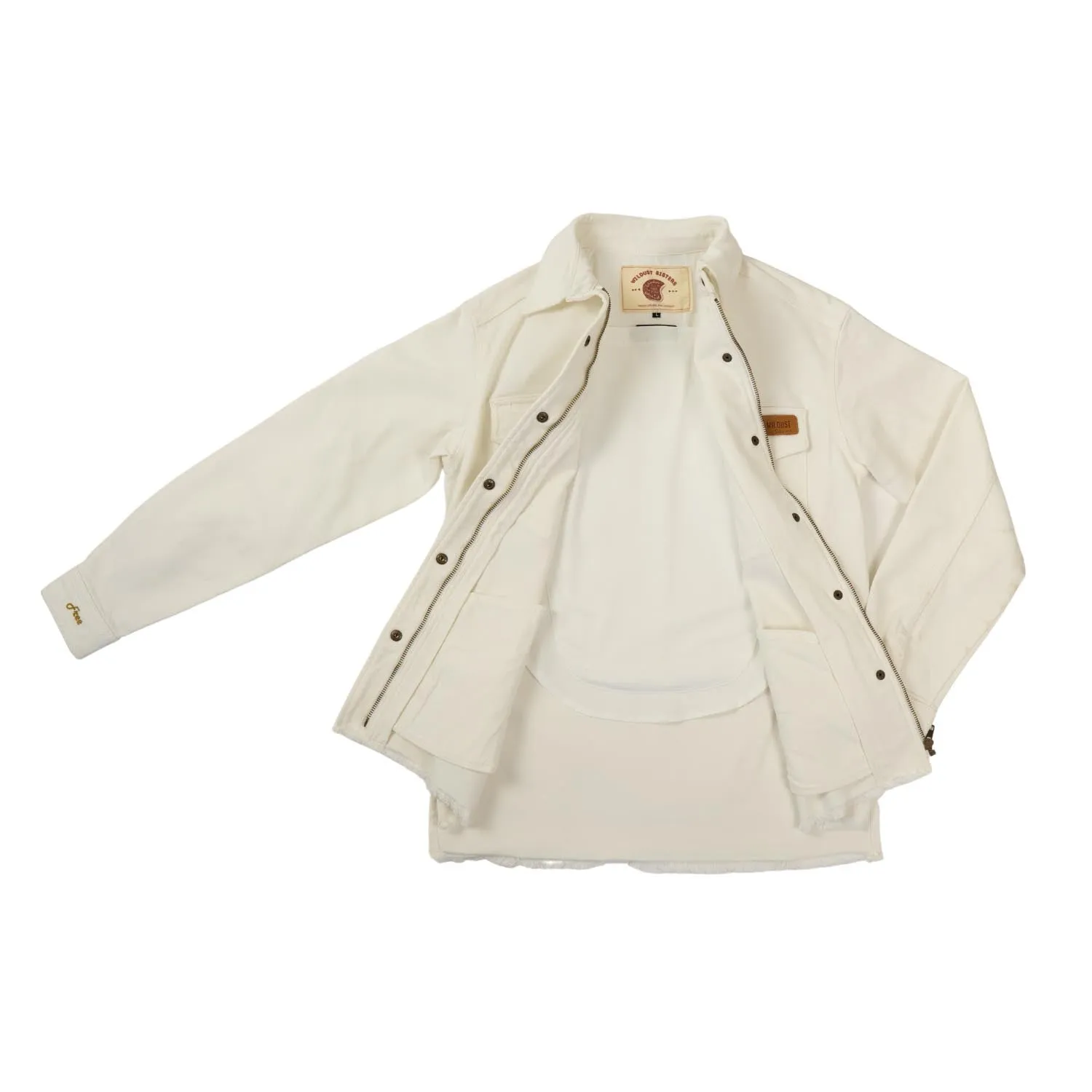 Wildust Sisters Armalith Moto Jacket - White