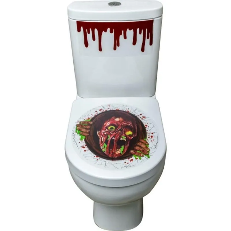 Zombie Portal Toilet Seat Stickers