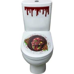 Zombie Portal Toilet Seat Stickers